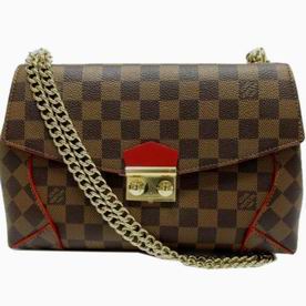 Louis Vuitton Damier Ebene Canvas Caissa Clutch N41596