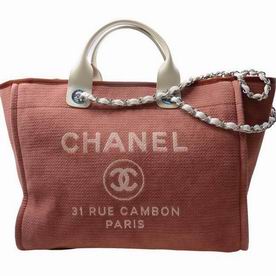 Chanel Deauville Double CC LOGO Denim Canvas Calfskin Silver Chain Bag A66941CREDHT
