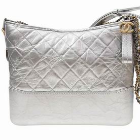 Chanel Gabrielle Two-tone Chain Shouldbag Silver Color A93824SILGP