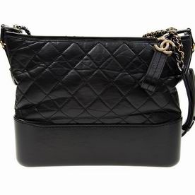 Chanel Gabrielle Two-tone Chain Shouldbag In Black A93824BLKGP