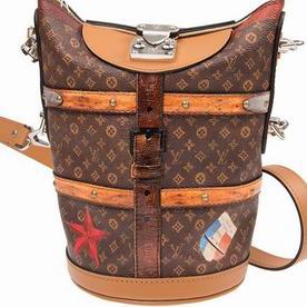 Louis Vuitton Transformed Monogram Coated Canvas and Calfskin Exterior Duffle Bag M52276