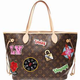 Louis Vuitton Monogram Canvas With Applied And Printed Patches Neverfull MM M43988