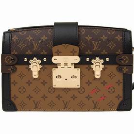 Louis Vuitton Monogram/Monogram Reverse canvas Trunk Clutch M43596