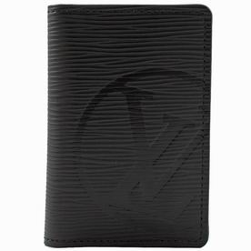 Louis Vuitton Epi Initials Theme Reinterprets Pocket Organizer Black M63516