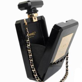 Chanel No.5 Bottle Bag Black With Gold Hardware A45899