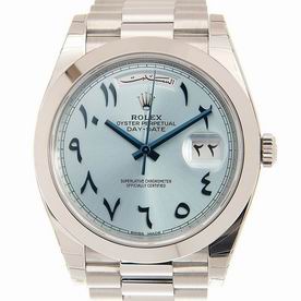Rolex Day-Date Swiss Movement Silver Color Band Blue Dial 228206ICEBLM