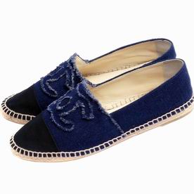 Chanel Denim CC Espadrilles Penelope Shoes Blue G29741