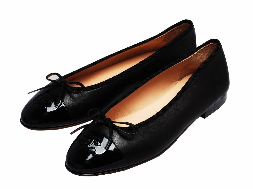 Chanel Lambskin Bowknot Heelless Shoes Black G02819L