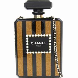 Chanel No.5 Bottle Bag Two-tone Color With Gold Hardware A45897