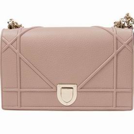 DIOR DIORAMA BAG IN LIGHT BROWN GRAINED CALFSKIN M0422OVKK40P