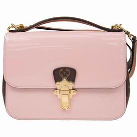 Louis Vuitton Smooth Patent Cowhide Cherrywood BB Rose Ballerine M51952