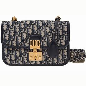 Christian Dior Dioraddict Dior Oblique Bag In Blue M5818CTZO928