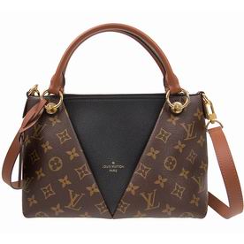 Louis Vuitton Black Caramel Monogram Canvas V Tote BB M43976
