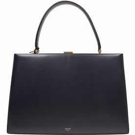 Celine Blue Calfskin Handbag Gold Hardware 1180923A1I07DN