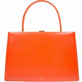 Celine Orange Calfskin Handbag Gold Hardware 180923ASE20BG