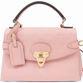 Louis Vuitton Embossed Supple Grained Cowhide Leather GEORGES BB Rose Poudre M53942