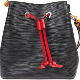 Louis Vuitton Epi Grained Cowhide Leather NéONOé BB Black Safran M52853