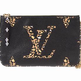 Louis Vuitton Monogram Giant and Monogram Canvas POCHETTE DOUBLE ZIP M67874