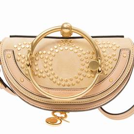 Chloe Small Nile minaudière In Apricot Smooth Calfskin Bag 3S1302HGM24L