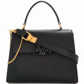 Valentino Garavani Vsling Grainy Calfskin Handbag Black SW0B0F15KGWR82