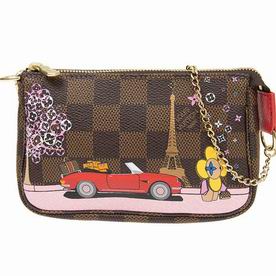 Louis Vuitton Damier Ebene Canvas Mini Pochette Accessoires N60259