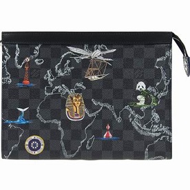Louis Vuitton Damier Graphite coated canvas Pochette Voyage MM N40205