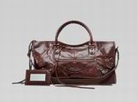 Balenciaga Part Time Top Leather Bag In Chestnut 168028CH
