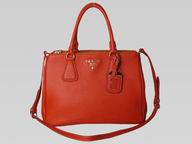 Prada Saffiano Lux Calfskin Tote Bag in Orange(medium) PR242100
