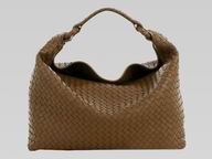 Bottega Veneta Nappa Weave Should Bag Deep Brown BV32185