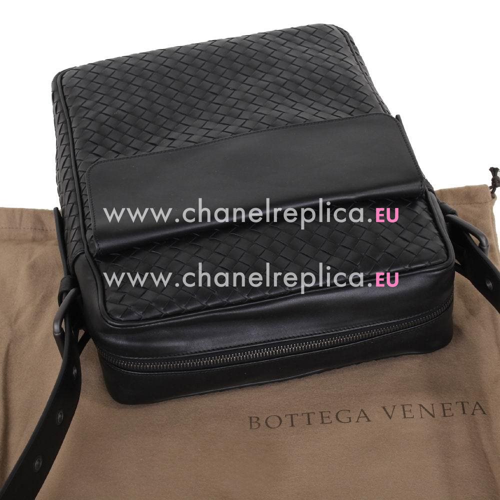 Bottega Veneta Classic Nappa Woven Shouldbag Black B5579902