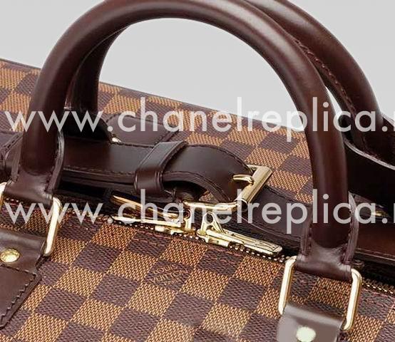 LOUIS VUITTON DAMIER EBENE CANVAS GRIMAUD TRAVEL BAG N41160