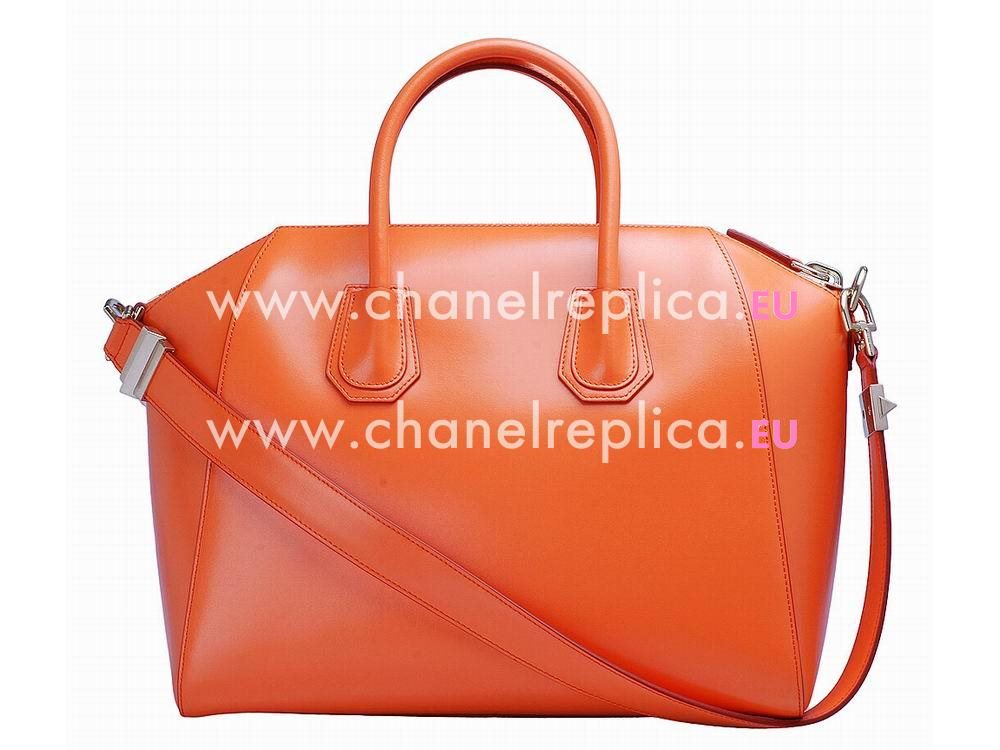 Givenchy Antigona Large Bag In Calfskin Orange BB543011