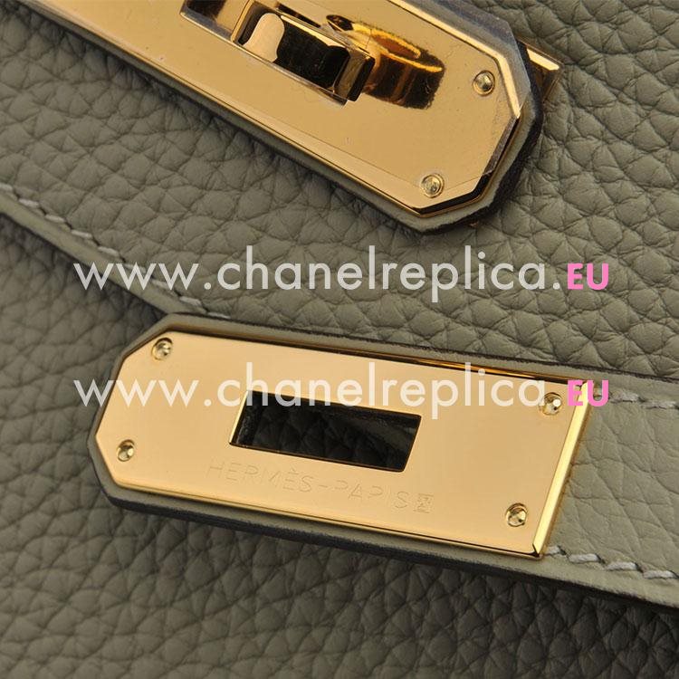 Hermes Kelly 28cm Q1 Sauge Togo Leather Gold Hardware Handbag HK1028TQS