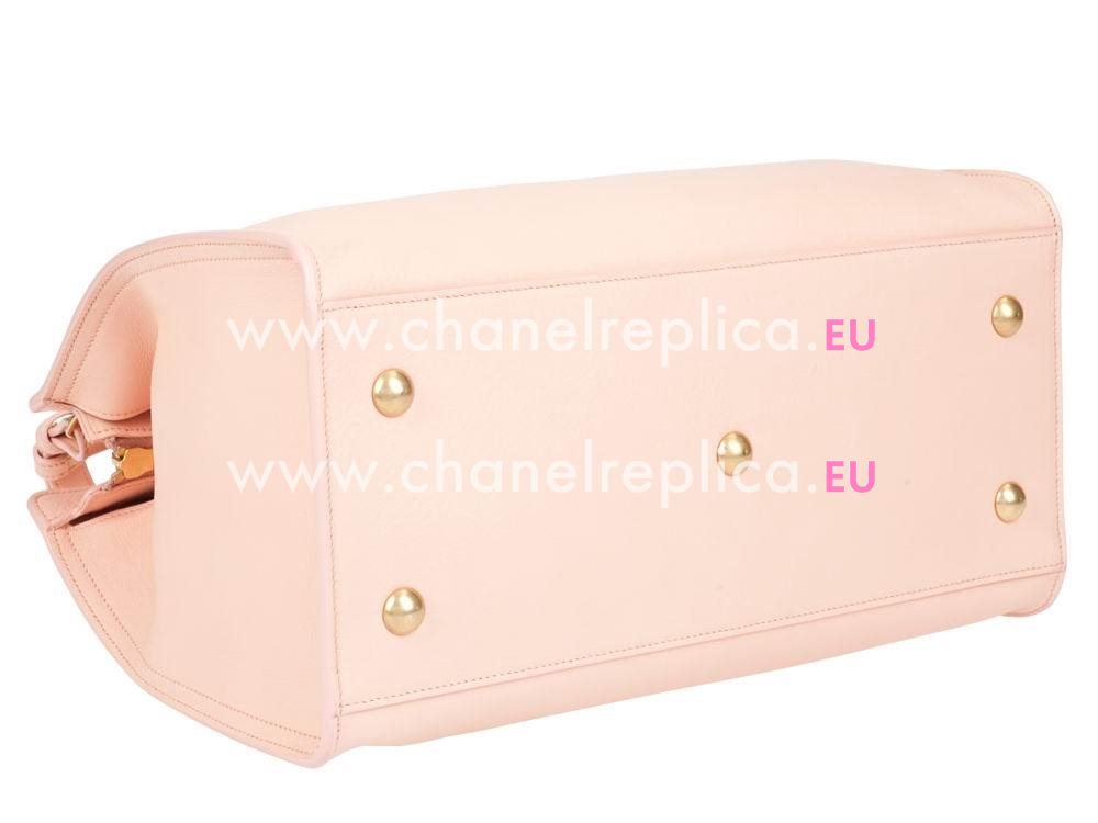 YSL Petit Cabas Chyc Y Calfskin Doctor Small Bag Light Pink YSL487638