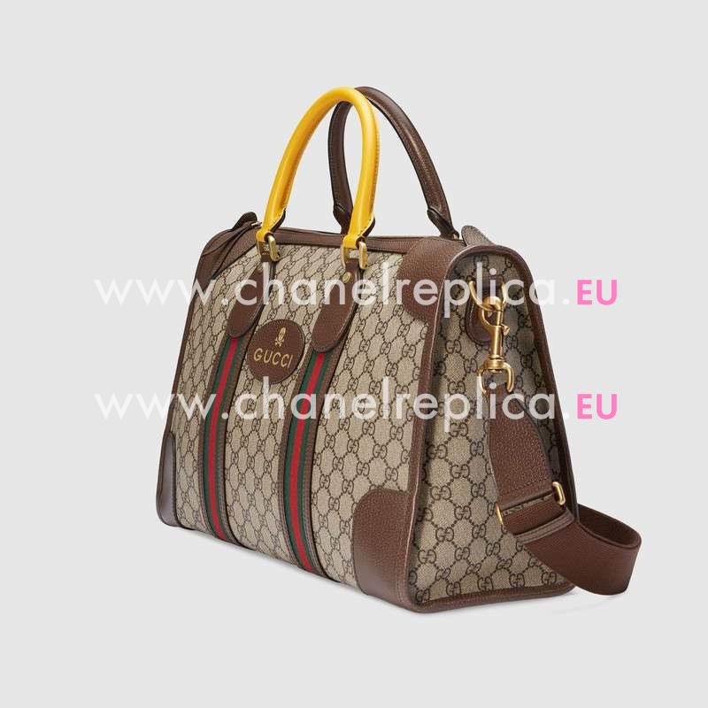 Gucci Soft GG Supreme duffle bag with Web bag 459311 K5I9T 8855