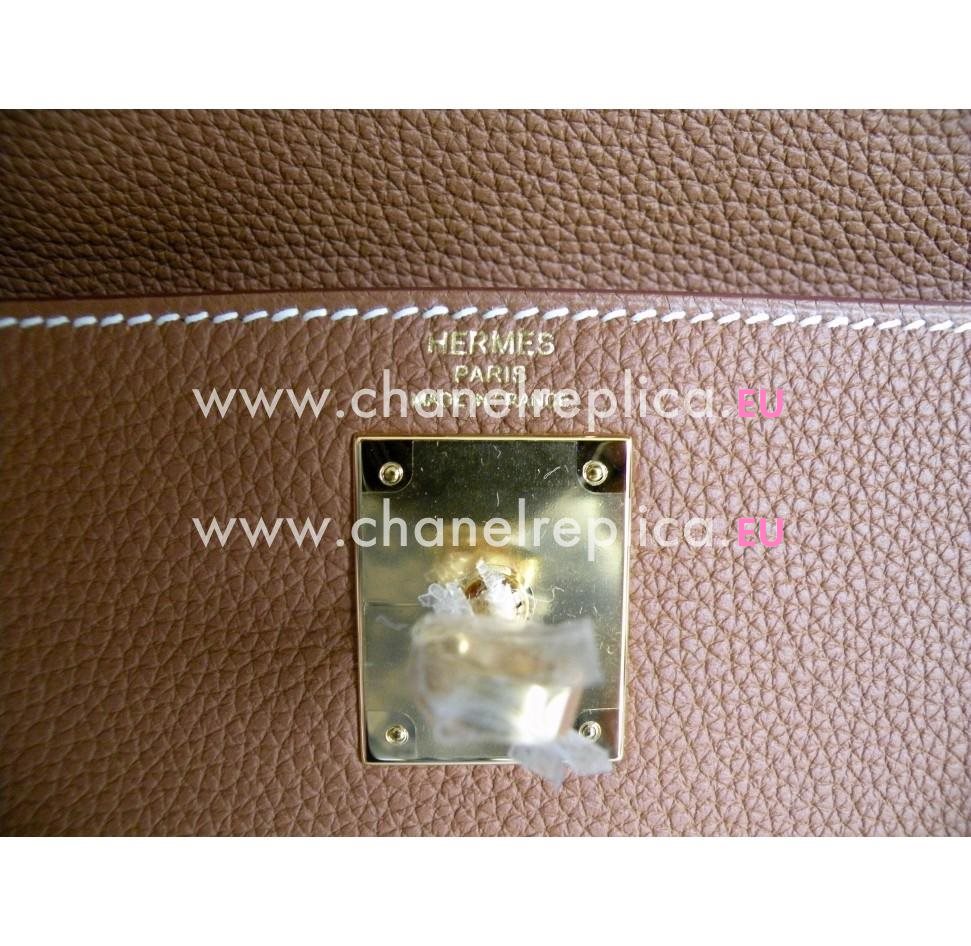 Hermes Kelly 28cm Gold Togo Leather with Gold Hardware Handbag HK1028TGH