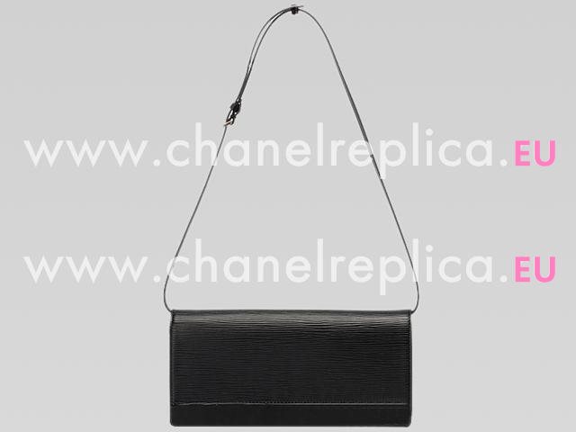 Louis Vuitton EPI Leather Honfleur Clutch Bag In Black M52732