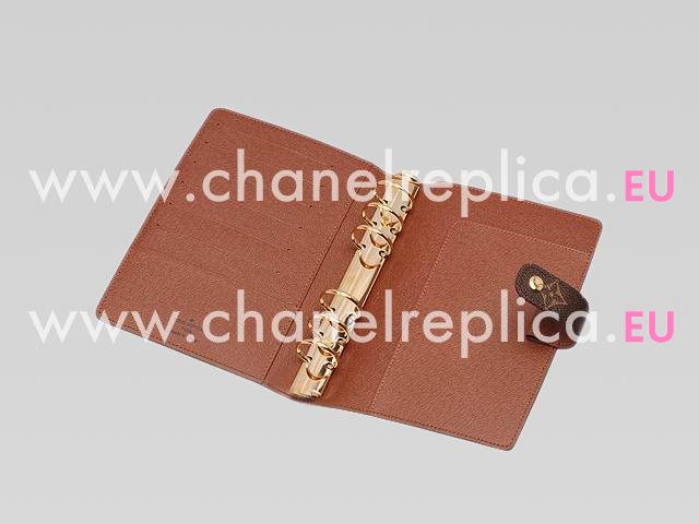 Louis Vuitton Monogram Canvas Medium Ring Agenda Cover R20105