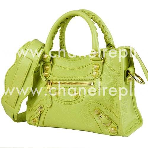 Balenciage City Lambskin Gold hardware Classic Mini Bag Pink Green B5966571