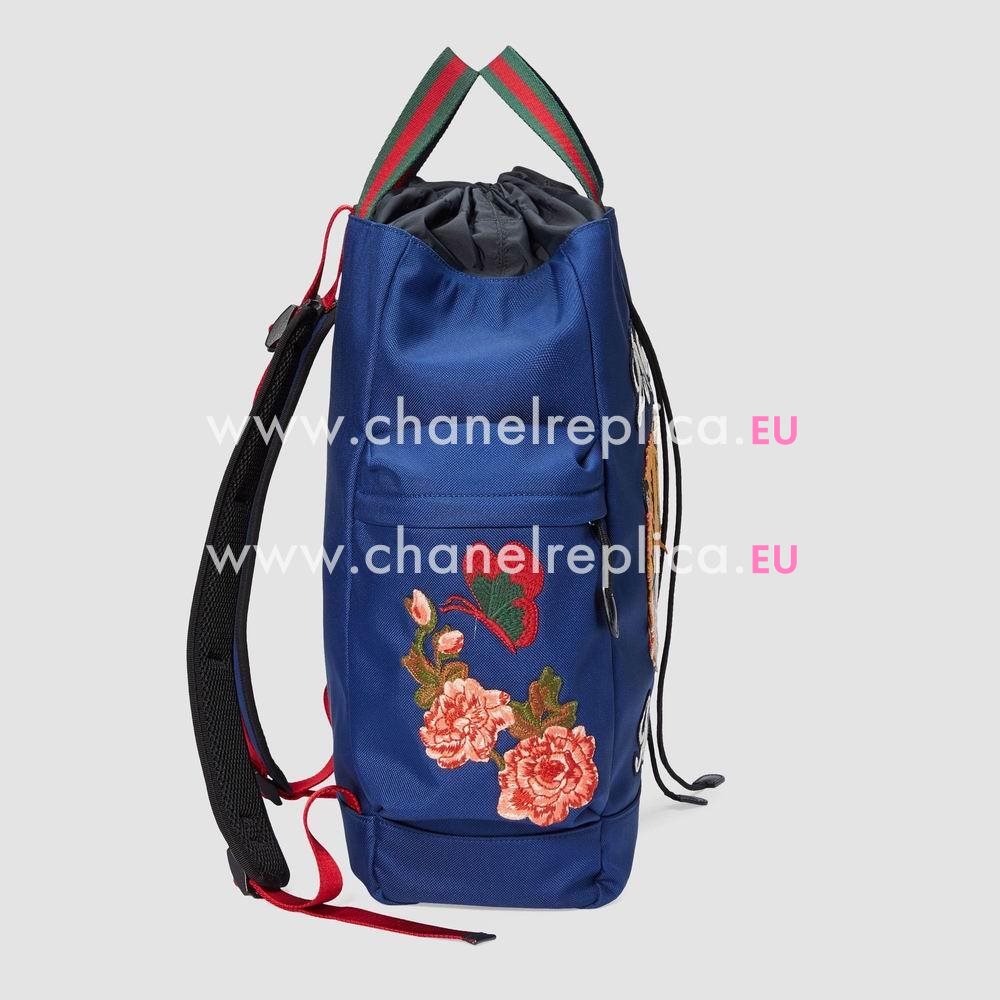 Gucci Embroidered drawstring backpack 450979 K1NOE 8372