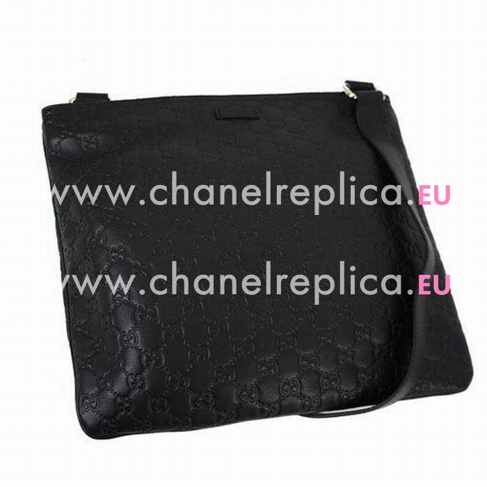 Gucci Classic Calfskin Leather Shoulder Bag In Black G5177793