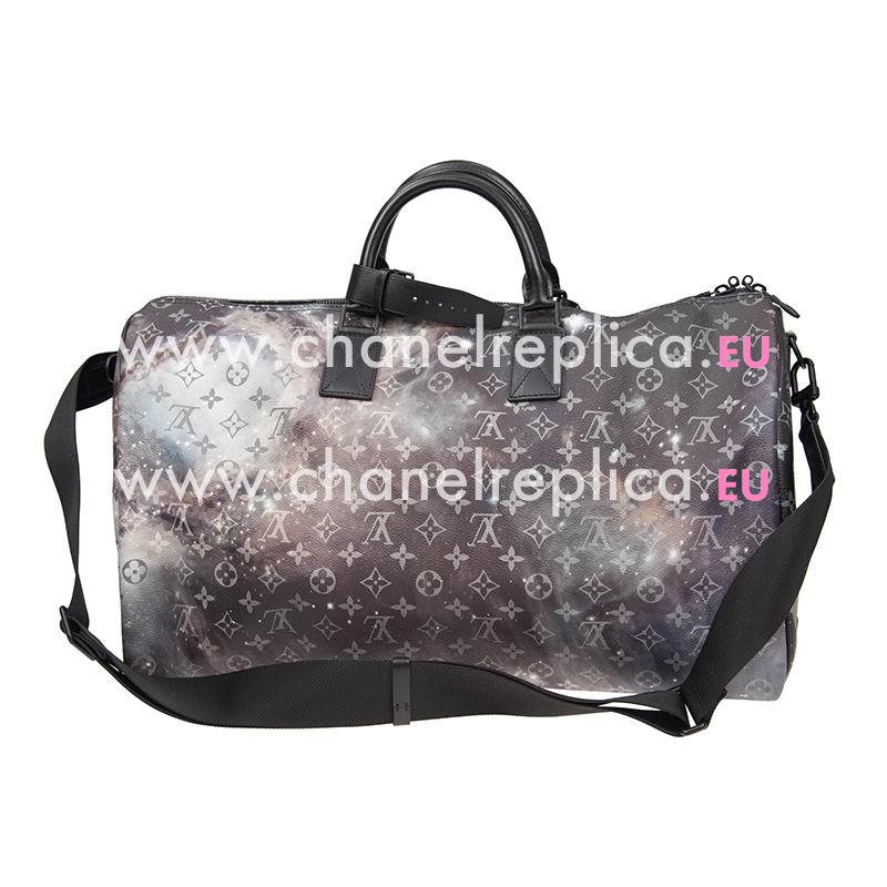 Louis Vuitton Monogram Galaxy Canvas Keepall Bandouliere 50 M44166