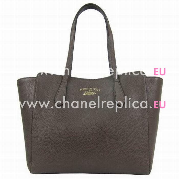 Gucci Swing Caviar Calfskin Leather Bag In Coffee G5450836