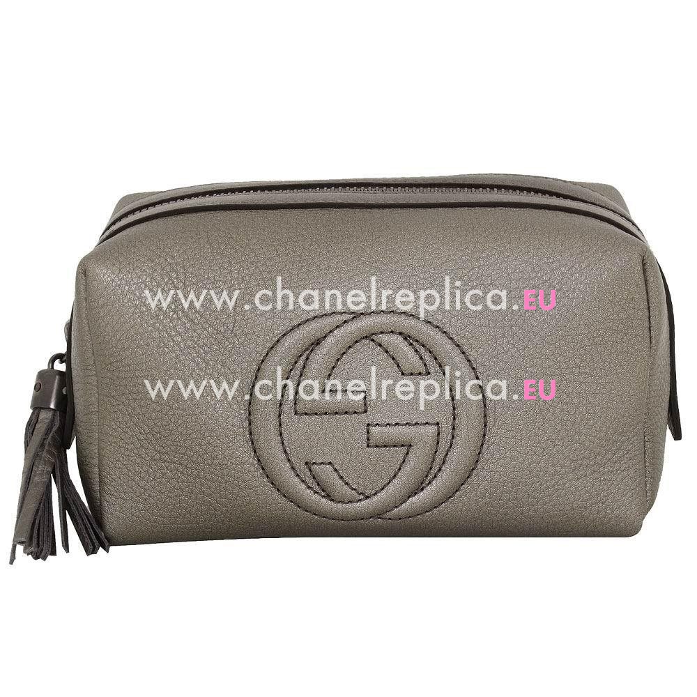 Gucci SOHO GG Calfskin Bag In Bronze Golden G554909