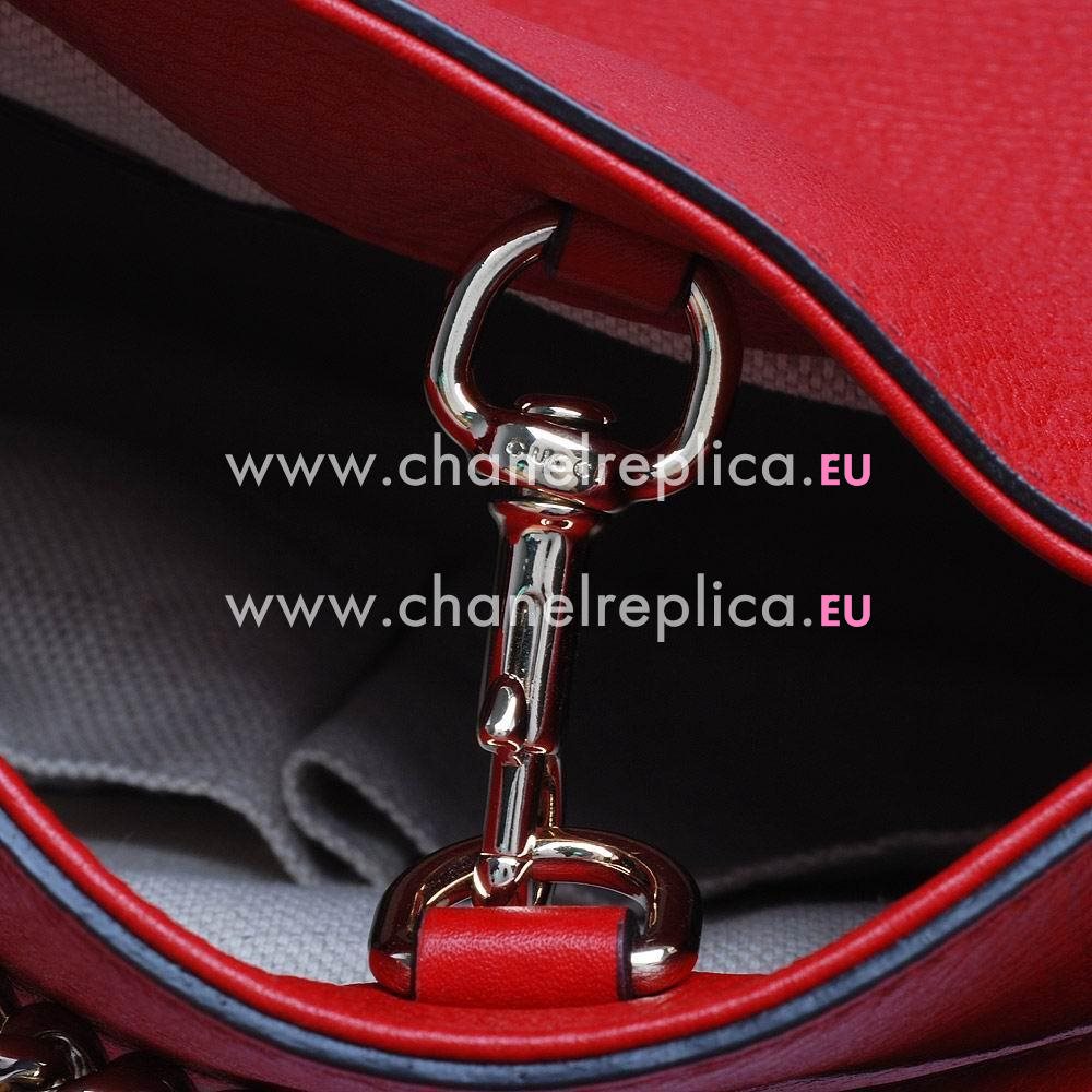 Gucci Soho GG Calfskin Bag Red G5594647