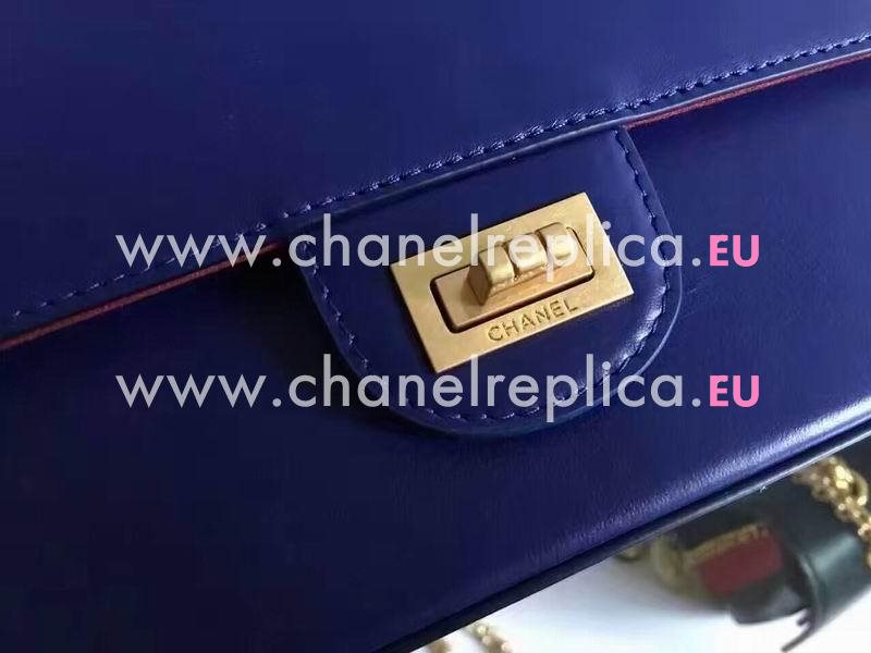 Chanel Paris In Rome 2.55 Flap Bag In Blue A37587