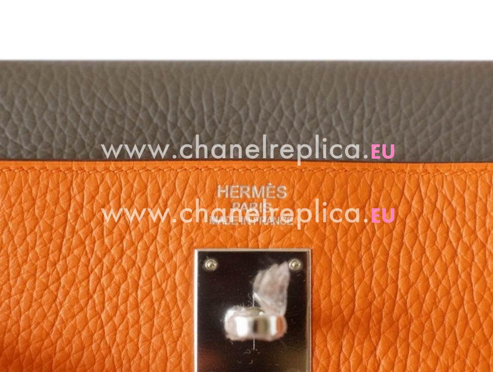 Hermes Kelly 35cm Toge Leather Palladium Hardware Bag Six Colors H11772