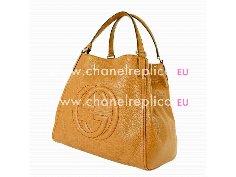 Gucci Soho GG Calfskin Bag Camel G2823092