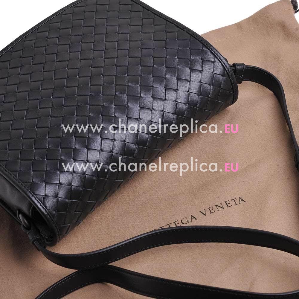 Bottega Veneta Classic Nappa Woven Shouldbag Black B5934994