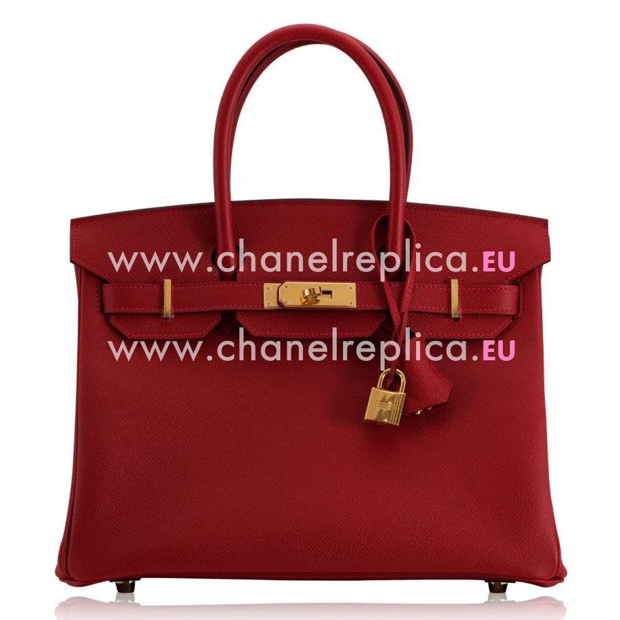 Hermes Birkin 30cm Epsom Leather Q5 Casaque Color Gold Hardware H1030EQG